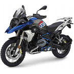 BMW Motorrad Windschild Rallye klar am Fahrzeug montiert Seitenansicht