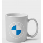 BMW Tasse Logo grau