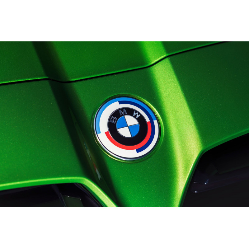 BMW Emblem 50 Jahre M Frontklappe Motorhaube 82 mm