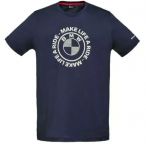 BMW Motorrad T-Shirt "Make Life a Ride" Herren dunkelblau