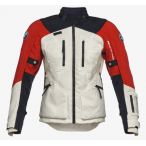 BMW Motorrad Jacke GS Rallye GORE-TEX mit weißer Brust und rot/blauen Ärmeln