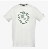 BMW Motorrad T-Shirt "Make Life a Ride" weiß