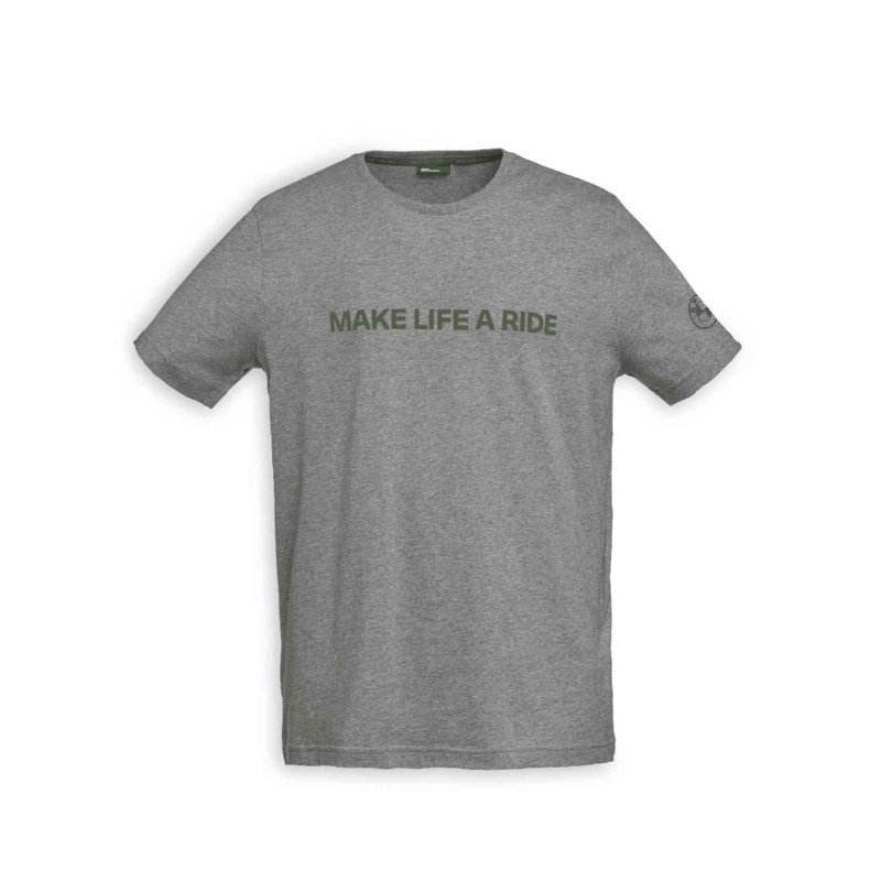 BMW Motorrad T-Shirt "Make Life a Ride" Herren grau