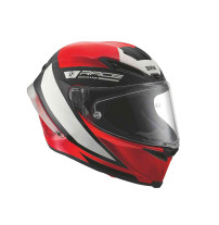 BMW Motorrad Helm M Pro Race Curbs Seitenansicht mit geschlossenem Visier