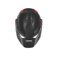 Helm GS Rallye grau matt Carbon Ansicht von Oben