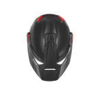 Helm GS Rallye grau matt Carbon Ansicht von Oben