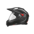 Helm schwarz linke Seite mit Kommunikationssystem