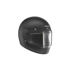 Helm Racer schwarz rechte Seite Halbprofil
