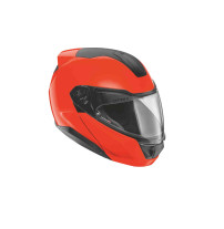 Helm neon orange rechte Seite