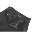 Hose Coro schwarz offener Bund mit sichtbarem Regeninsert