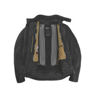 Jacke schwarz Fontansicht offen