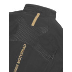 Jacke schwarz Rücken Nacken