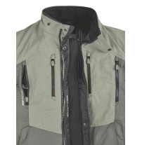 Jacke oliv Front Kragen offen