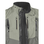 Jacke oliv Front Kragen offen