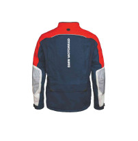 BMW Motorrad Jacke GS Rallye blau/rot Rückseite