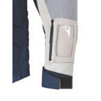 BMW Motorrad Jacke GS Rallye blau/rot Front Ärmeltasche