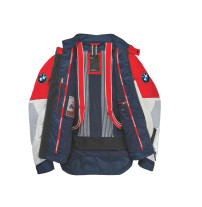 BMW Motorrad Jacke GS Rallye blau/rot Front offen