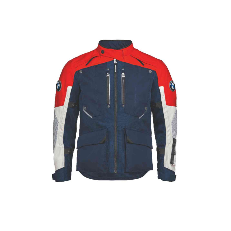 BMW Motorrad Jacke GS Rallye blau/rot Front