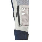 BMW Motorrad Jacke GS Rallye blau/rot Damen Frontansicht Ärmeltasche