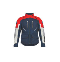 BMW Motorrad Jacke GS Rallye blau/rot Damen Frontansicht