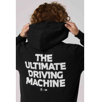 BMW M Sweathoodie Claim unisex schwarz Rückseite Nahaufnahme