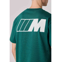 BMW M T-Shirt Logo reverse Unisex grün Rückansicht
