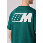 BMW M T-Shirt Logo reverse Unisex grün Rückansicht