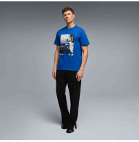 BMW M T-Shirt Grafik 1 Front Komplettansicht blau