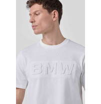 BMW T-Shirt Geprägt Unisex Front Nahaufnahme