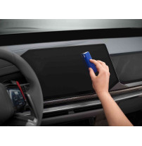 BMW Displayreiniger mit Anwendungshinweis / ausgeschalteter Bildschirm