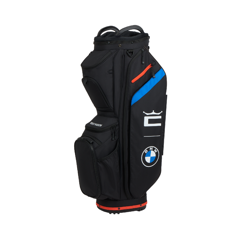 Cobra BMW Ultralight 2 Golf-Cartbag Frontansicht mit Logo