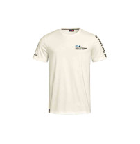 BMW Motorrad Motorsport Herren T-Shirt in Weiß mit BMW und M Motorsport Logos
