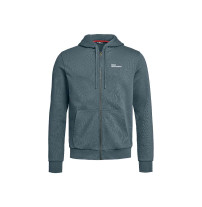 BMW Motorrad Herren Zip-Hoodie „Make Life A Ride“ in Grau mit Kapuze, Reißverschluss und BMW Motorrad Logo auf der Brust.