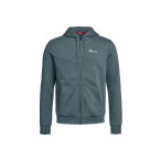 BMW Motorrad Herren Zip-Hoodie „Make Life A Ride“ in Grau mit Kapuze, Reißverschluss und BMW Motorrad Logo auf der Brust.