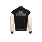 Rückansicht der BMW Motorrad Berlin Built Jacke mit großem BMW Motorrad und Berlin Built Print.