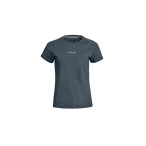 Graues BMW Motorrad Aircooled Damen T-Shirt in Grau mit "Luftgekühlt" Schriftzug auf der Brust