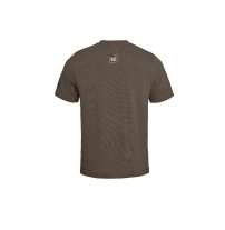 Rückansicht des braunen BMW Motorrad T-Shirts R 12 G/S.