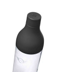 MINI Trinkflasche in Schwarz mit modernem Colour-Block-Design.