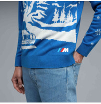 BMW M XMAS Sweater Holiday mit festlichem Design und BMW M Branding.
