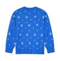 Rückansicht des BMW M XMAS Sweaters Holiday mit festlichem Design.