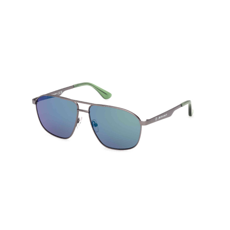 Frontansicht der BMW M Motorsport Sonnenbrille mit hochwertigem Metallrahmen.
