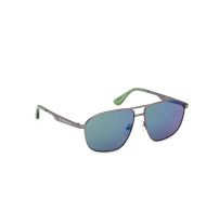 Frontansicht der BMW M Motorsport Sonnenbrille mit hochwertigem Metallrahmen.