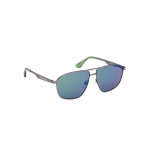 Frontansicht der BMW M Motorsport Sonnenbrille mit hochwertigem Metallrahmen.