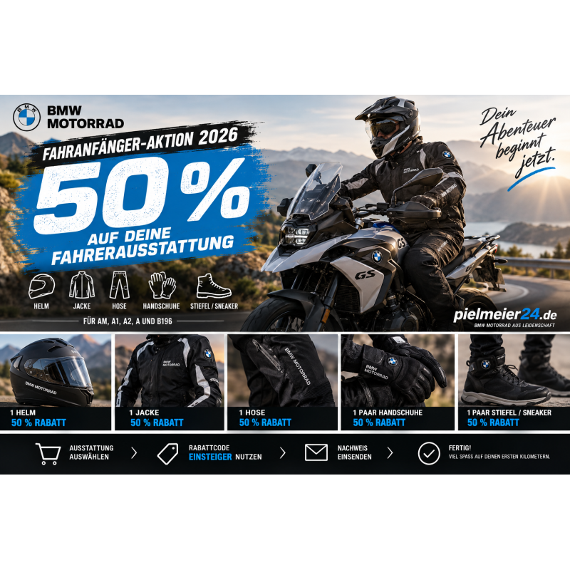 motorradfahrer und helm, jacke hose, handschuhe